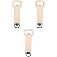 3Pièces Ouvre-Bouteilles Plastiques Beige Portables Pour Vin