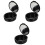 3Pièces Étui Noir Pour Dentier Support Protection Longue 1