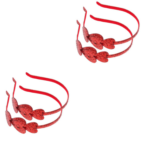 4Pièces Bandeaux Rouge Décoratifs Confortables Filles