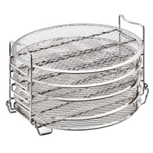 2Ensembles 5 Couches Racks Déshydrateur Accessoires Air Fryer Colorés