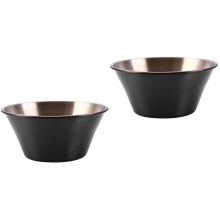 2Pièces Bols À Sauce Acier Pour Trempage Condiments