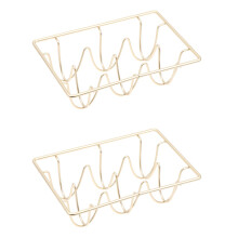 2Pièces Présentoir Œufs Métal Rangement Et Protection