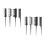 8Pièces Peignes Professionnels Pour Volume Et Coloration 1