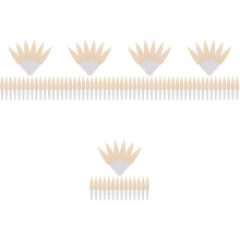 100Pièces Pointe De Stylo En Éponge Blanche Confortable