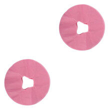 100Pièces Pads Massage Jetables Rose Confort Salon Spa