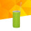 flesdrager 550 ml isolatiehouder rvs plastic 6,8x19 cm 6