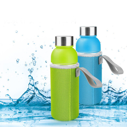 flesdrager 550 ml isolatiehouder rvs plastic 6,8x19 cm 2
