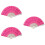 3Pièces Éventail Féminin Décoré Sequins En Plastique 6