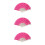 3Pièces Éventail Féminin Décoré Sequins En Plastique 7