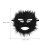 2St Grijze Wolvenmasker Set Van Polyester Cosplay En Feest 2