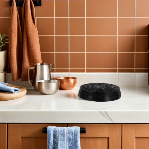 Zwart Plastic Afzuigkapfilter Keuken Geurfilter 2