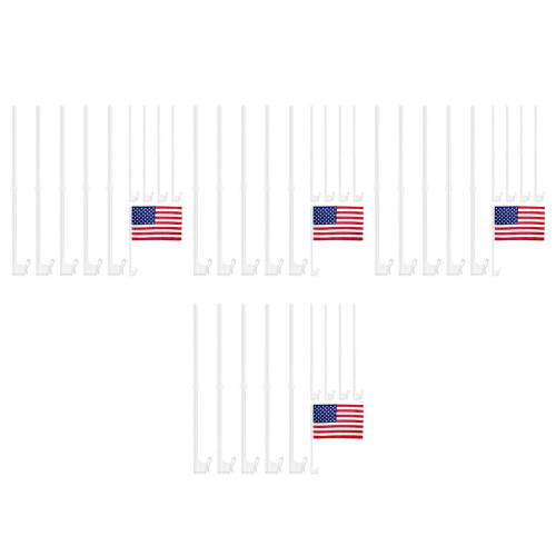 40Pièces Clips Porte-Drapeaux Pour Fenêtre De 1