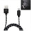 1 Meter 2A Oplaadkabel Nylon Gevlochten Micro USB Voor 4