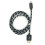 1 Meter 2A Oplaadkabel Nylon Gevlochten Micro USB Voor 8