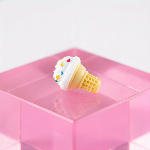 72Pièces Glaces Miniatures Résine Colorées Décor Maison De 2
