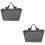 2Stk Grau Rollstuhl Seitentasche Volumen Polyester 5