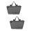 2Stk Grau Rollstuhl Seitentasche Volumen Polyester 6