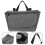 2Stk Grau Rollstuhl Seitentasche Volumen Polyester 8