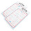 2St Wit Hockey Training Board Van PVC, Coaching Board Voor Kinderen 1