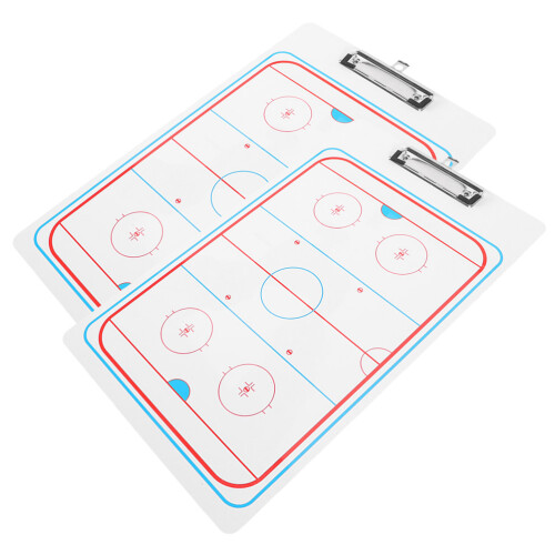 2St Wit Hockey Training Board Van PVC, Coaching Board Voor Kinderen
