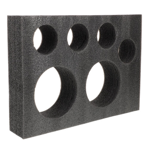 Zwart Multifunctioneel Foam Drinkbeker Draagrek Compact