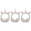 3Pièces Oreillettes Rose Look Cartoon 4