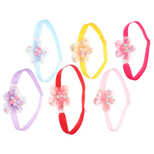6St Polyester Kattenhalsband Bloemdesign Verstelbaar Huisdier Decor