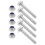 Stainless Staal Hex Moer Set Met Ringen Voor Hoge 1
