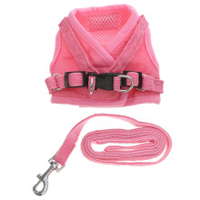 Roze Reflecterend Hondenharnas Vest Nachtwandelen