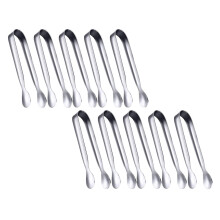 10 Stks Rvs IJskubus IJsemmer Bbq Tongs