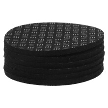 6St Dikke Loopbandmat Voor Trillingdemping En Geluidreductie, Zwart PU