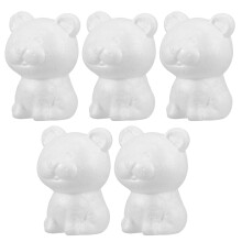 5St Onbewerkt Foam Tijger Knutselmateriaal Voor Creatieve Kids