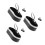 3Pièces Support Double Boissons Plastique Noir Pour Siège Arrière 5