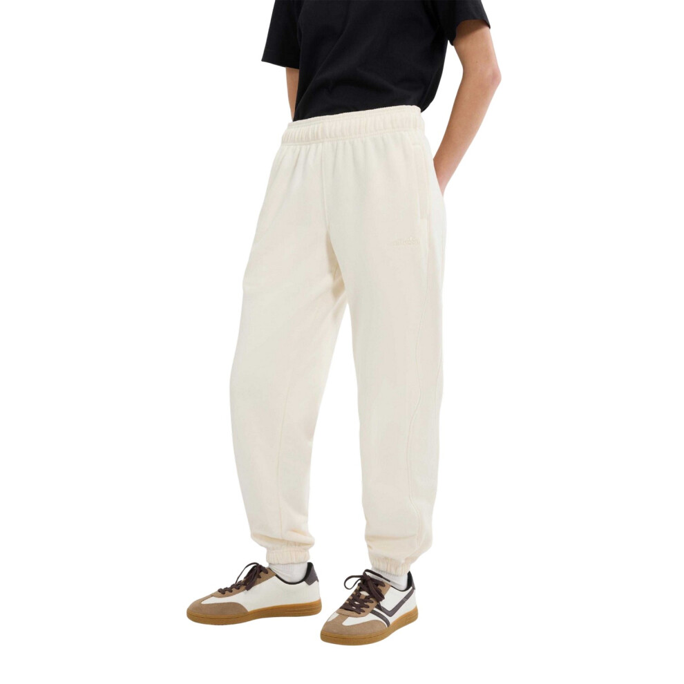 Ellesse (14 Uk, Off White) Womens/Ladies Lentella Jogging Bottoms