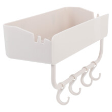 Drain Storage Rack Hangend Keukenapparaat Grijs 1 Stuk