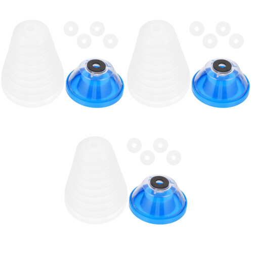 18Pièces Bols Blancs Pour Perceuse Collecteur De Poussière Durable 2