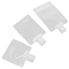 15Pièces Pochettes Transparentes Pour Voyage Shampooing Et Lotion