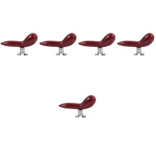 5Pièces Accessoire Basson Main Pouce Rouge Abs+fer Usage Domestique