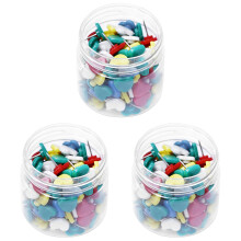 300Pièces Punaises Couleurs Variées Pour Usage Et Maison