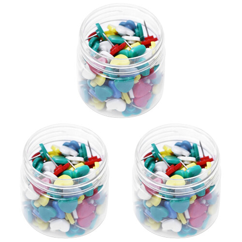 300Pièces Punaises Couleurs Variées Pour Usage Et Maison