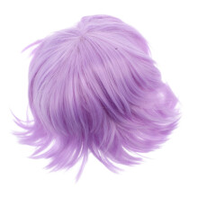 Synthetische Paarse Bob Pruik: Gelaagde Cosplayhaar Unisex