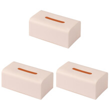 3Pièces Boîte À Mouchoirs Rose Rigide Usage