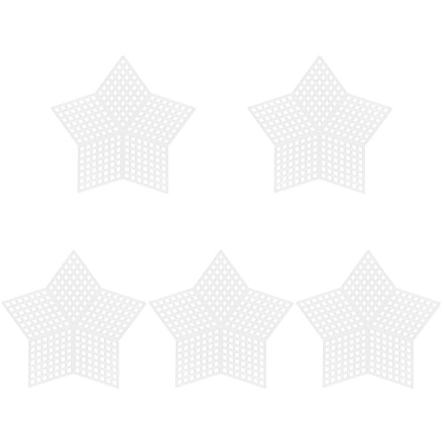 50Pièces Toile Plastique Blanches Pour Artisanat Sac DIY