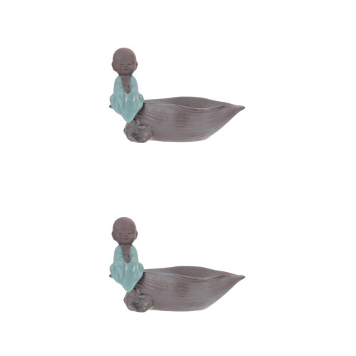 2Pièces Pot Jardin Céramique Style Zen Pour