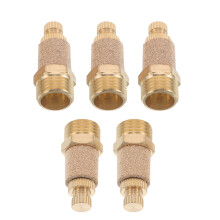 5St Pneumatische Messing Luchtuitlaat Demper Gatenfilter Kit
