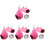 4Ensembles Tunnels Hamsters Rose Doux Coton Sécurisé 1