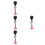 2St Senioren Rolstoeltas Grijs Waterafstotend Polyester 3