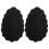 2Paren Zwarte Antislip Schoenzool Stickers Zelfklevend 1