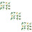 36Pièces Stickers Fenêtres PVC Décor 8