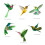36Pièces Stickers Fenêtres PVC Décor 9